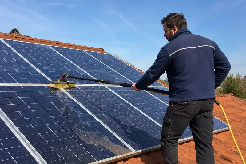 Nettoyage et entretien de panneaux solaires à Piégros-la-Clastre